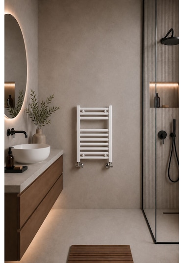 500X800 Beyaz Havlupan 12 Borulu Banyo Havlupanı