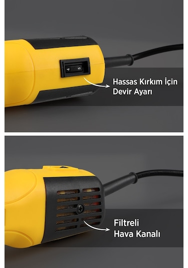 Koyun Kırkma Makinesi 500w Çanta Hediyeli Isınmaz Devir Ayarlı