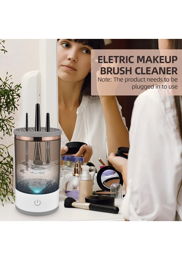 Loujın Kozmetik Fırça Temizleyici - Usb İle Çalışan Otomatik