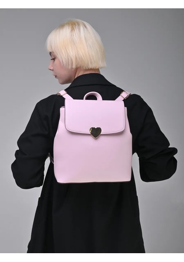 Daniele Patrici Şehir A5 Deri Sırt Çantası 203231438 Pembe