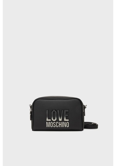 Love Moschino Logolu Ayarlanabilir Kadın Çapraz Çanta Jc4255pp0mkd000b Nero