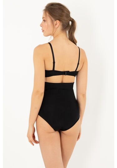 Doremi Yüksek Bel Toparlayıcı Dikişsiz Seamless Külot Siyah