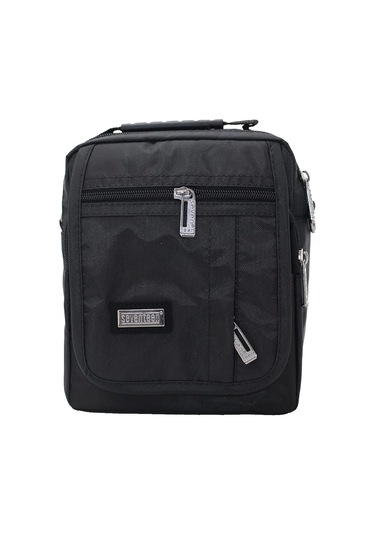 Mergenshoes Svn Sv62 Siyah Polyester Kumaş Erkek El Omuz Çantası Siyah