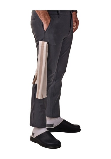 Likralı Füme Aşçı Pantolon