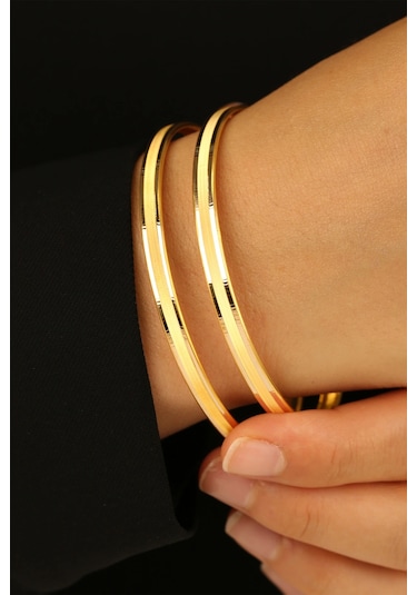 2'li Hediyelik Altın Bilezik