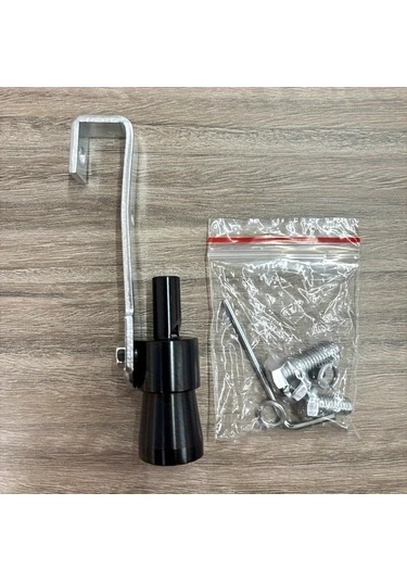 Dashanshop Siyah 1 Adet Alüminyum Alaşım Türbülörlü Egzoz Düdüğü Araba Kamyon Suv Ses Sistemi Yükseltme