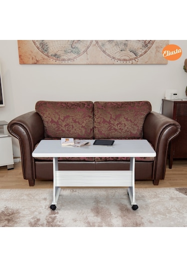 Mdf Orta Sehpa Salon Tekerlekli Orta Masa %100 Mdf Kalitesi Farkı