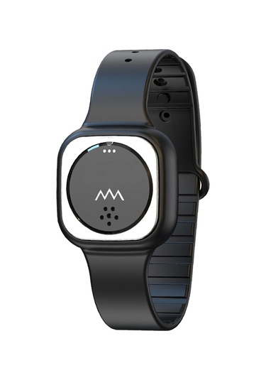 Xiyyadms F8 Ultrasonik Sivrisinek Kovucu Saat - Dışarıda Taşınabilir, Silikon Ve Metal, 7 Gün Kullanim Süresi, Siyah