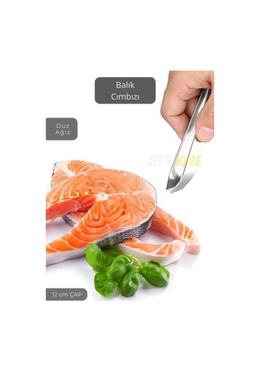 Balık Uçlu Cımbızı Paslanmaz Kılçık Cımbızı Çelik Dekor Cımbızı 12 Cm
