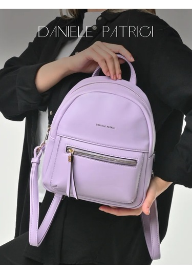 Daniele Patrici Şehir A5 Deri Sırt Çantası 210533351 Leylak