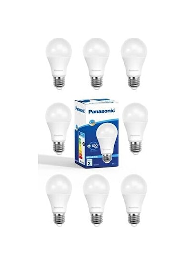 Panasonic 8,5 Watt E-27 Beyaz Işık Tasarruflu LED Ampul 10 Adet