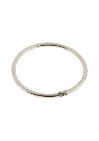 Homyl 10 Adet Bölünmüş Anahtarlık Yüzük Gümüş-38mm Gümüş-38mm Gümüş