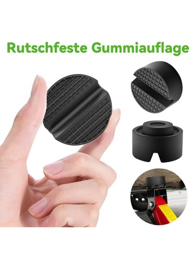 Sones 4pcs Otomobil Evrensel Kriko Braketi Kauçuk Destek Bloğu