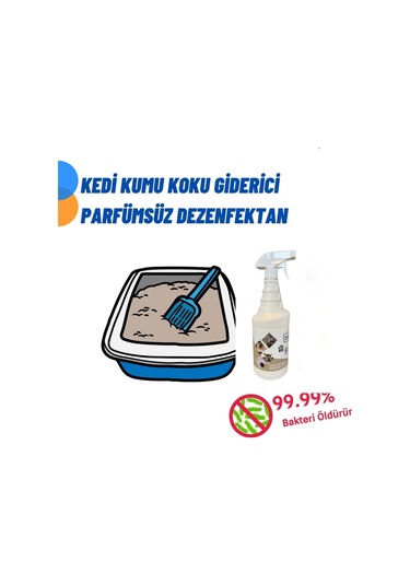 Bioxi Evcil Hayvanlar İçin Koku Giderici Dezenfektan Parfümsüz 1 Lt