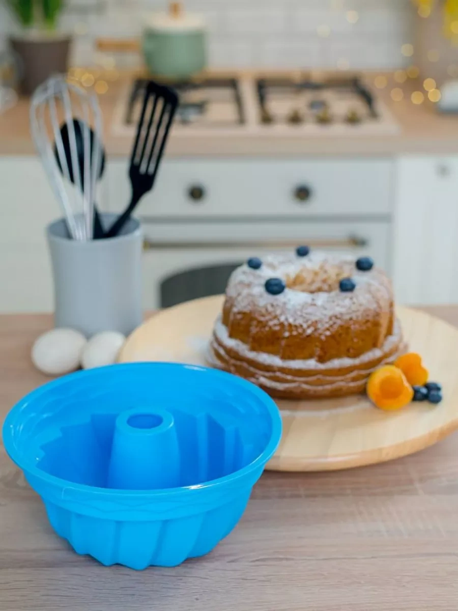 Vesna Krasna Kek İçin Silikon Yuvarlak Fırın Ve Pişirme Kalıbı 150988542 Mavi