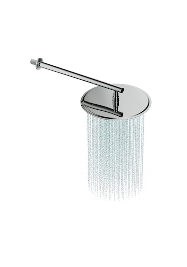 Aqua Bagno Ankastre Duvardan Duş Kolu 42,5 Cm. Paslanmaz Krom