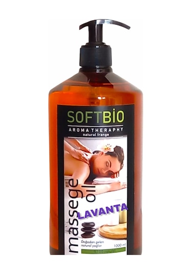 Softbio Lavanta Masaj Yağı 1 L Aromaterapi Masaj Yağ