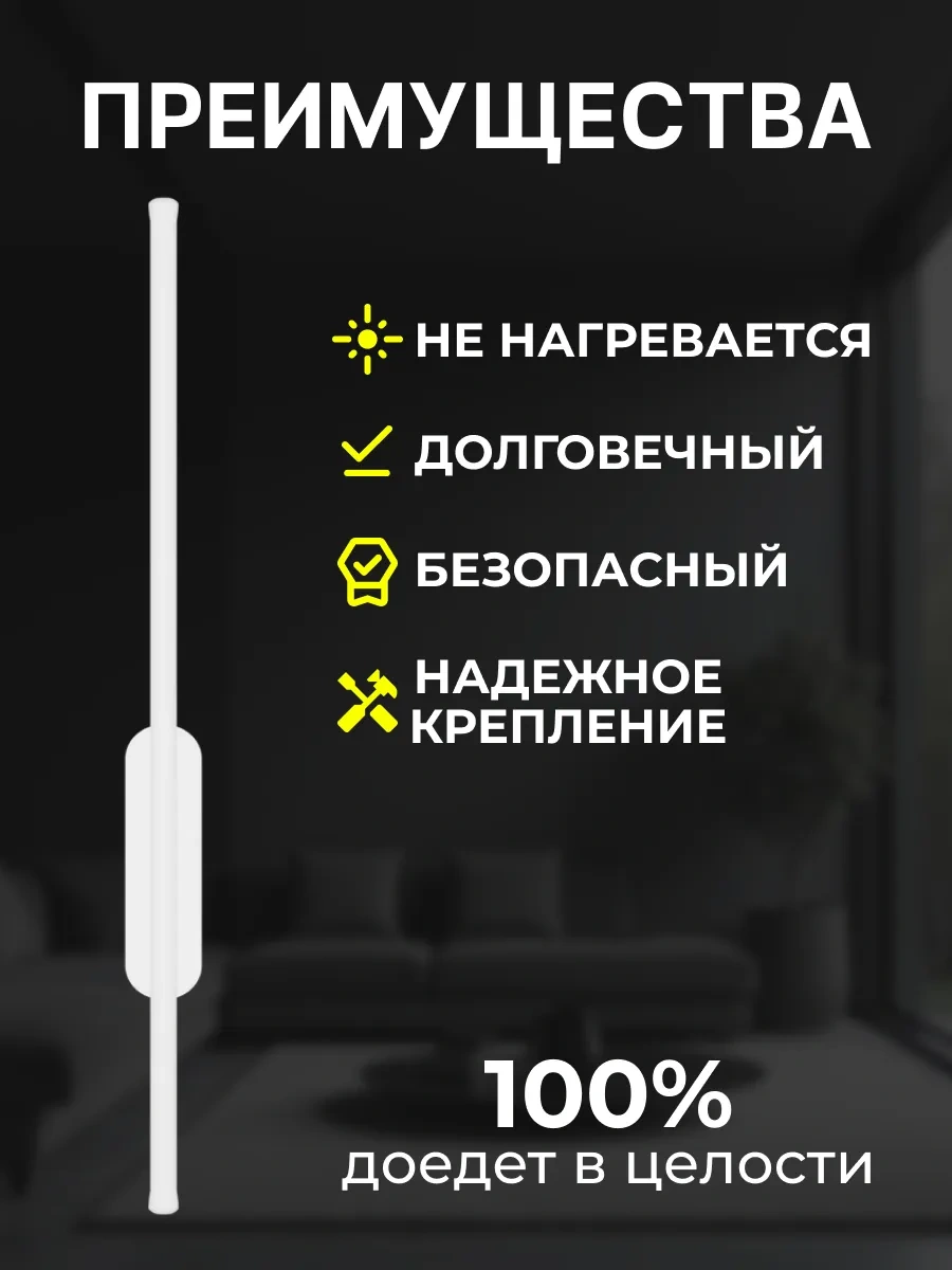 Lubimyj Svet Duvar Aplik Lambası Led 390400208 Beyaz