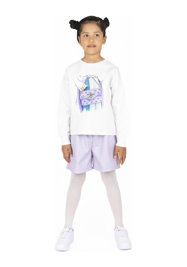 Bestkids Kız Çocuk Baskılı Sweatshirt 6-14 Yaş 14323 001