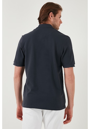 Buratti Pamuklu Regular Fit Düğmeli Polo Yaka 5'Li Paket Erkek T Shirt 5902127S5 Antrasit-Koyu Mavi-Kül-Petrol-Vizon