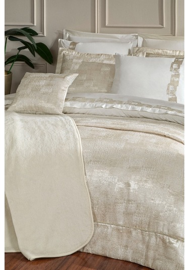 Özdilek Modernes Çeyiz Seti 11 Parça Krem Çok Renkli