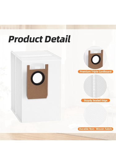 Xiaaokeji Eufy Omni S1 Pro Robot Süpürge İçin 14 Adet Toz Torbası Yedeği