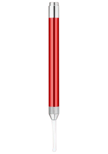 Xindoker Kızaklı Kırmızı Plastik Bebek Kulak Temizleme Aleti - Işıklı Görünür Kulak Çatalı Pil Yok 2 Modeli