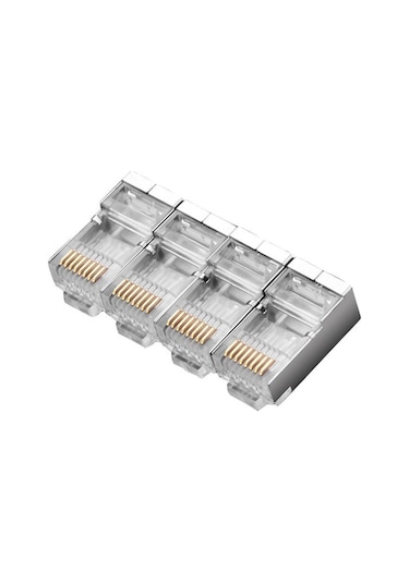 Cat6 Metal Rj45 Jack Konnektör Uç Lan Ethernet Jak 100 Adet