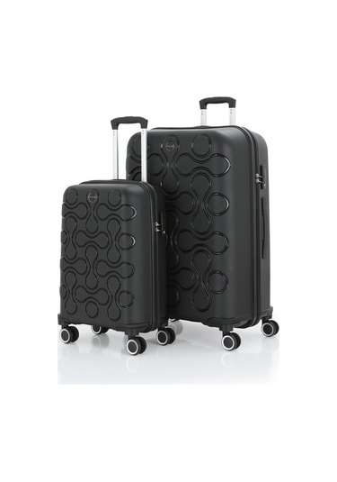 Mçs Polipropilen 2li Valiz Seti Büyük & Kabin V376 S23sy1000050-set 00001 Siyah