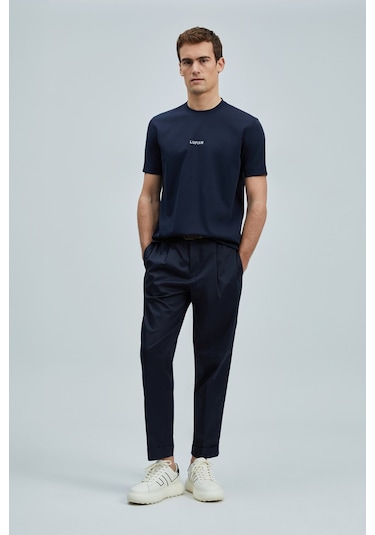 Lufian Erkek T Shirt 111020235 Lacivert Lacivert