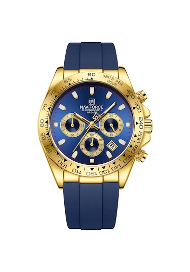 Naviforce Erkek Kol Saati Fonksiyonlu Silikon Kordon 2215 Lacivert