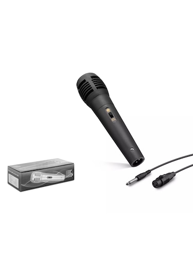 Hadron Tek Yönlü Dinamik Vokal Mikrofon - 2 Metre Kablo Uzunluğu