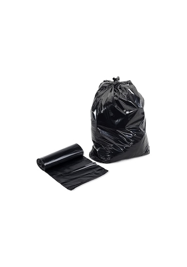 Kalın Çöp Torbası 300 Gr X 20 Rulo Siyah Çöp Poşeti 80x110 Cm Jumbo Endüstriyel Çöp Torbası