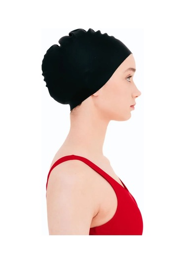 Volnitel'no Yüzme İçin Silikon Bone, Siyah, Beden 52-60 355062953 Siyah