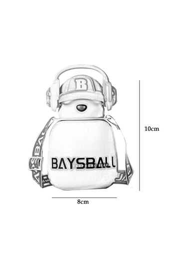 Dolıty Su Şişesi 22 Oz Sevimli Büyük Geniş Ağız Yeşil Yeşil