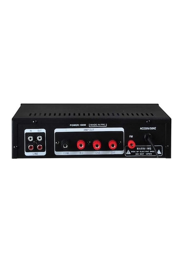 Westa Wm-605u Usb-bluetooth 2 Bölgeli 2 Mikrofon Girişli 100 Watt Trafolu Anfi