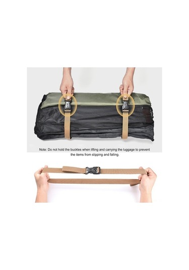 Dancemonkey 2 Adet Hızlı Açılır Tokalı 135cm Pp Kayış - Kamp Ve Turistik Kullanım İçin Siyah Siyah