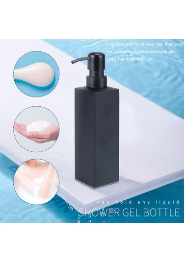 Xiaaokeji Paslanmaz Çelik El Yapımı Siyah Sıvı Sabunluk Donanımı Siyah