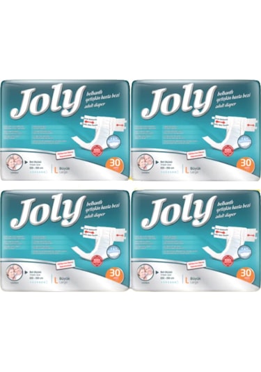 Joly Belbantlı Hasta Bezi L 4 x 30'lu