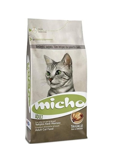 Micho Tavuklu Hamsili ve Pirinçli Yetişkin Kedi Maması 1500 G