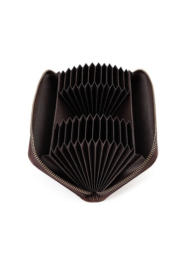 Sones Humerpaul Bp816 Rfıd Anti-Manyetik Erkek Uzun Cüzdan İş Retro Çoklu Kart Solt Çanta Kahverengi