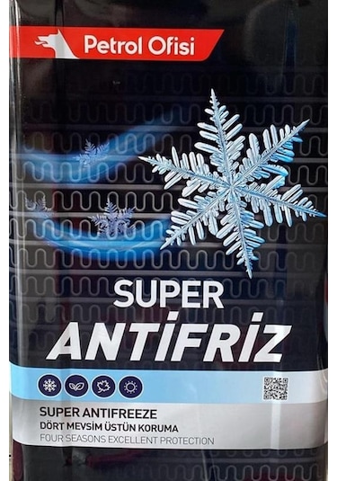 Petrol Ofisi Süper Antifiriz Teneke 15 Kg Yeşil Konsantre Yeşil