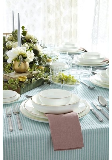 Koleksiyon Sufi Gold 132 Parça Yemek Takımı