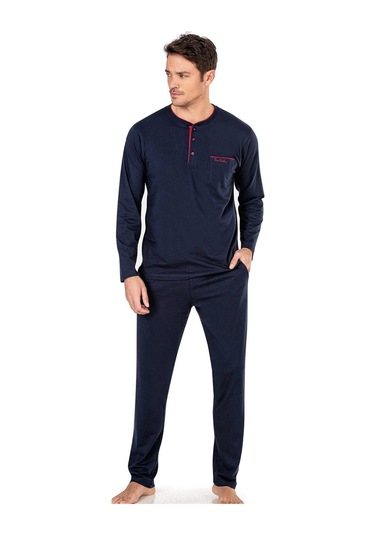 Pierre Cardin 5605 Erkek Çeyizlik 3'lü Rob Pijama Takım-bordo Bordo