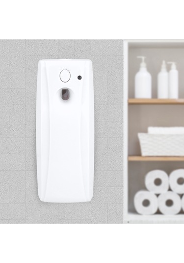 Hangfox Duvar Takılı Otomatik Kokusu Saçan Makine, Hava Temizleme Ve Koku Giderici, 7.5/15/30 Dakika Aralık Ayarı, Işık Sensörü, Anında Sprey Düğmesi Pil Dahil Değil Diğer