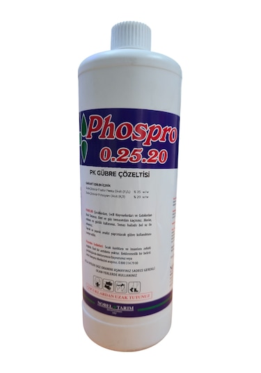 Phospro 0.25.20 1 Lt Pk Gübre Çözeltisi Fosfor Potasyum
