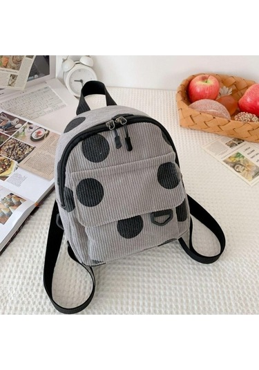 Dancemonkey Yeni Sırt Çantası Seyahat Okul Mini Khaki Kapasiteli Pratik Günlük Çantası Büyük Haki