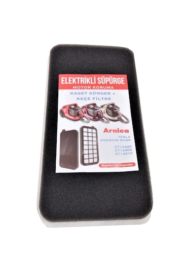 Arnica Uyumlu Tesla Premium Et14300 Motor Koruma Süngeri