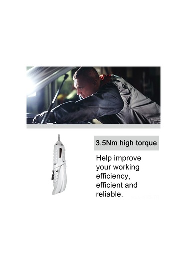 Symbee 3.6v Şarjlı Mini Vidalama Seti - 47 Parça, Led Aydınlatmalı, 250 Rpm, 3.5nm Tork, Usb Şarj Beyaz