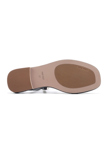 Nine West Orane 5fx Siyah Kadın Düz Sandalet 000000000101929105 Siyah